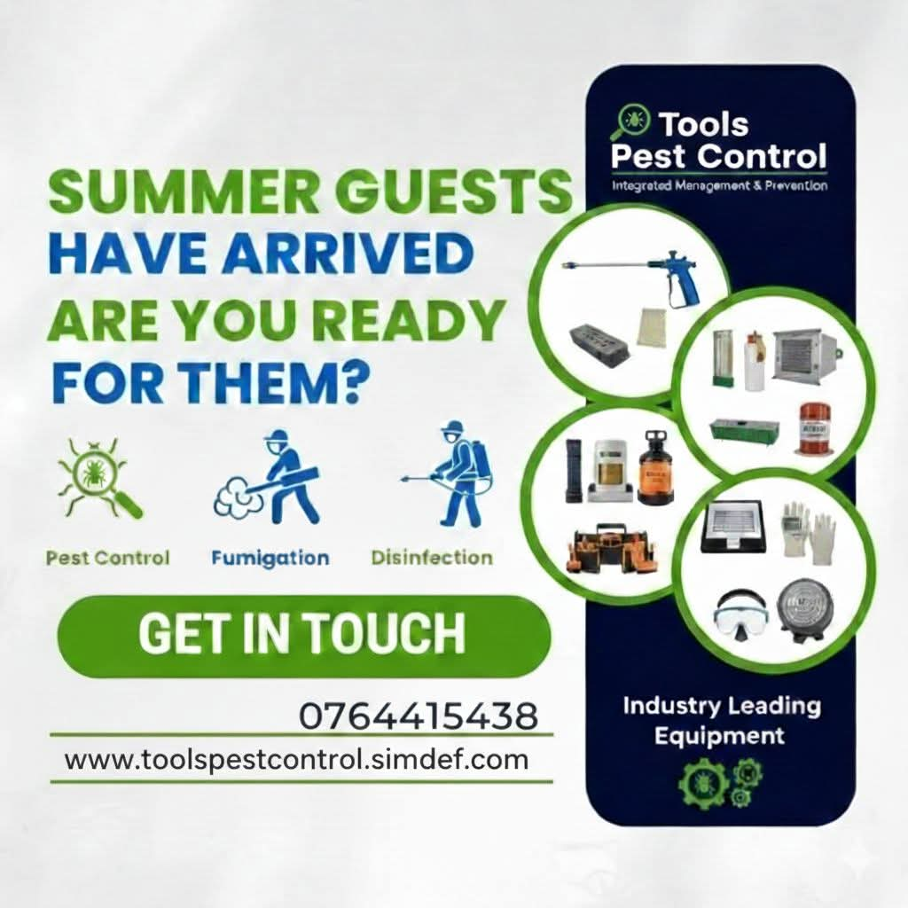 Tools Pest Control — Get in touch flyer